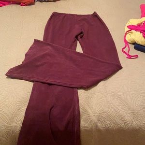 Dark purple/maroon crimson bell bottoms pants